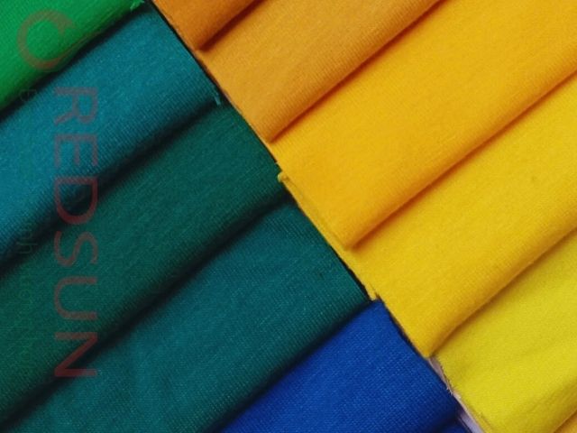 Bảng màu vải thun trơn 100% cotton 2 chiều 